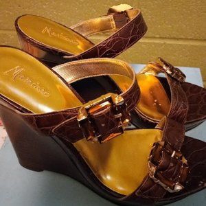 Marciano wedge heels